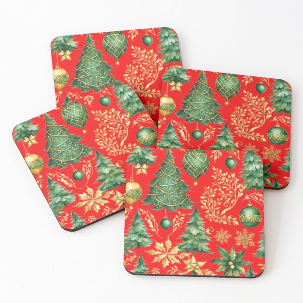 Item preview, green and gold christmess designed and sold by aipaint.