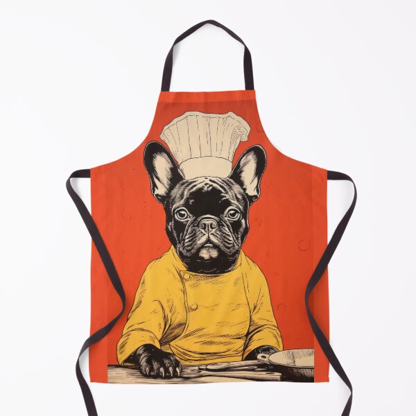 Item preview, French Bulldog as a Chef designed and sold by Johnelh.