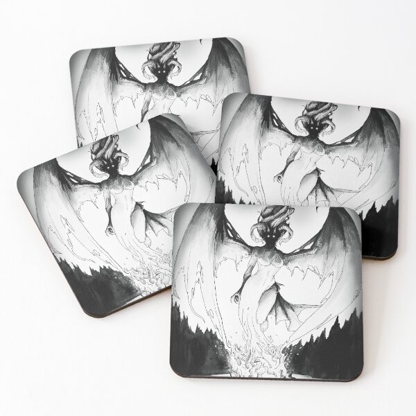 Item preview, Witches summoning a Demon designed and sold by Rene Trujillo Illustrations.