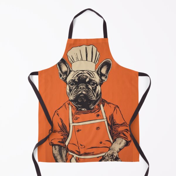 Item preview, French Bulldog as a Chef designed and sold by Johnelh.