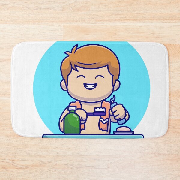 Item preview, Boy Brushing Teeth designed and sold by hjian8219.