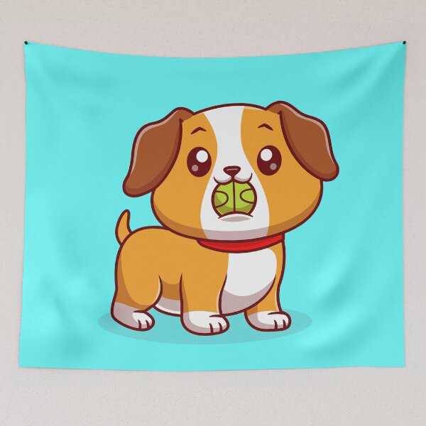 Item preview,  Dog Playing Baseball designed and sold by hjian8219.