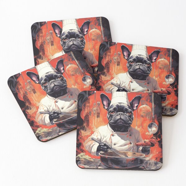 Item preview, French Bulldog as a Chef designed and sold by Johnelh.