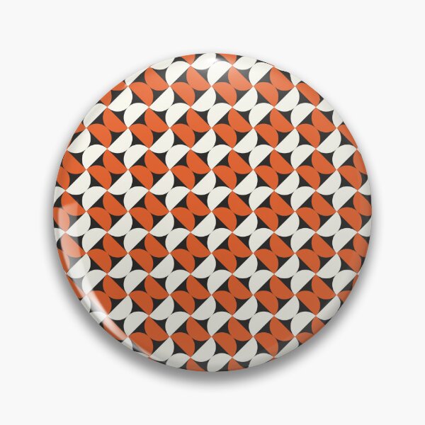 Item preview, Orange and White SemiCircles Pattern designed and sold by Patternliss.