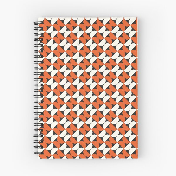 Item preview, Orange and White SemiCircles Pattern designed and sold by Patternliss.