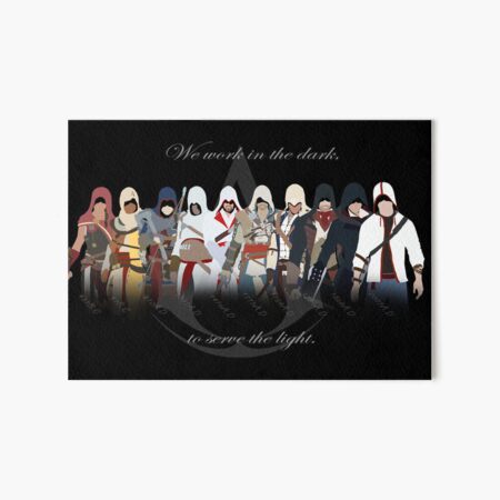 Item preview, Assassins Creed through the years designed and sold by SlothSketches.