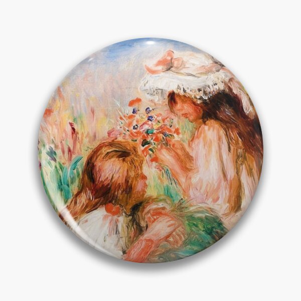 Item preview, Pierre-Auguste Renoir - Girls in the Grass Arranging a Bouquet designed and sold by CristalleLisa.