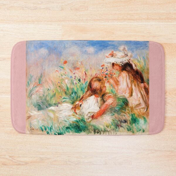 Item preview, Pierre-Auguste Renoir - Girls in the Grass Arranging a Bouquet designed and sold by CristalleLisa.