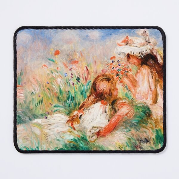 Item preview, Pierre-Auguste Renoir - Girls in the Grass Arranging a Bouquet designed and sold by CristalleLisa.