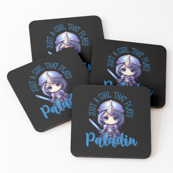 Item preview, Just a Girl who Plays Paladin Dungeons Shirt designed and sold by RedDesignSyc.