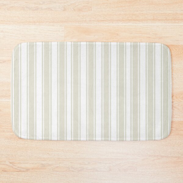 Item preview, Neutral Beige and White Ticking Stripes designed and sold by JozaneHouse.