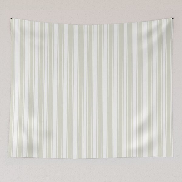 Item preview, Neutral Beige and White Ticking Stripes designed and sold by JozaneHouse.