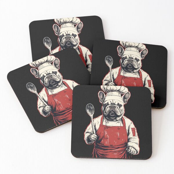 Item preview, French Bulldog as a Chef designed and sold by Johnelh.