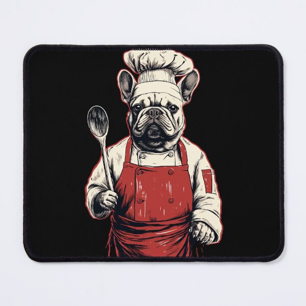 Item preview, French Bulldog as a Chef designed and sold by Johnelh.