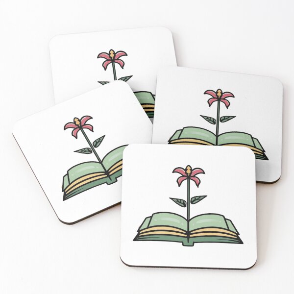 Item preview, Flowers Growing From Book | A Pink Asiatic lilies designed and sold by CircinusStore.