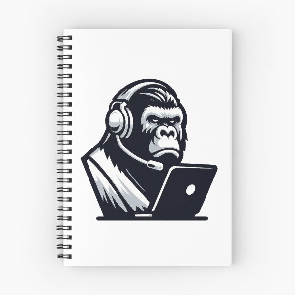 Item preview, Groovy Gorilla: Tech-Savvy Ape designed and sold by Luan da Silva.