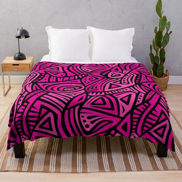 Item preview, Aboriginal Art Pink & Black designed and sold by KyoKute.
