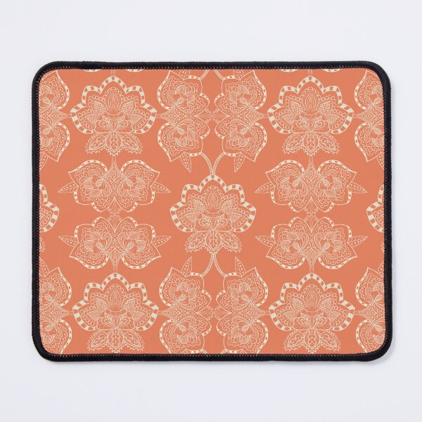 Item preview, Indian Flowers - orange- medium designed and sold by Anelisedesign.
