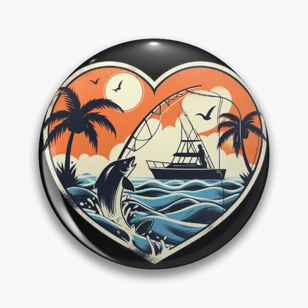 Item preview, Saltwater Fishing On The Coast designed and sold by GiveMeKittens.