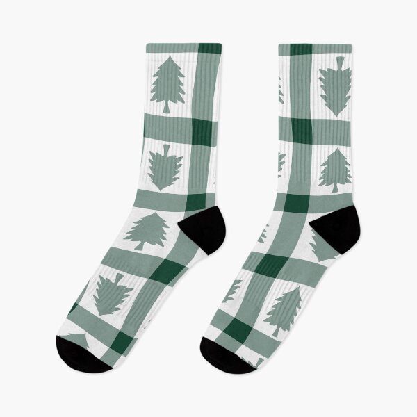 Item preview, Festive Farmhouse Pine Tree Checkerboard - Emerald Green -  Cozy Winter Collection designed and sold by GenAumonier.