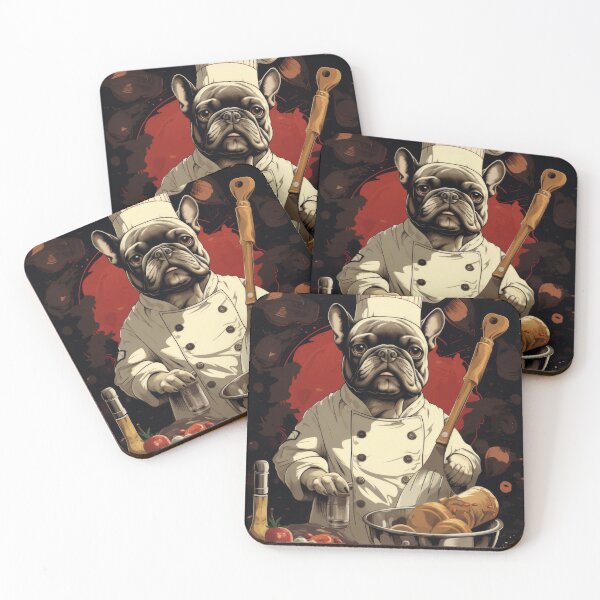 Item preview,  French Bulldog as a Chef designed and sold by Johnelh.