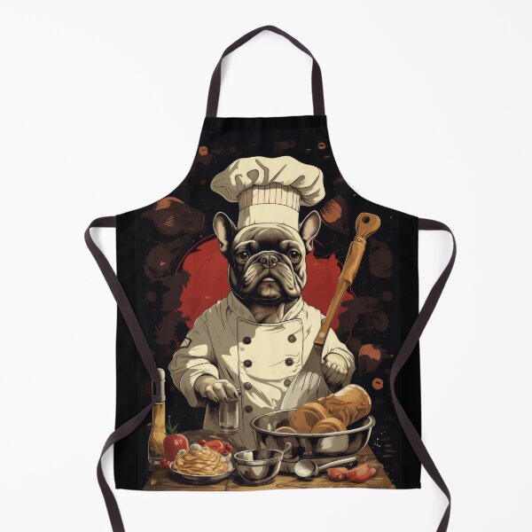 Item preview, French Bulldog as a Chef designed and sold by Johnelh.