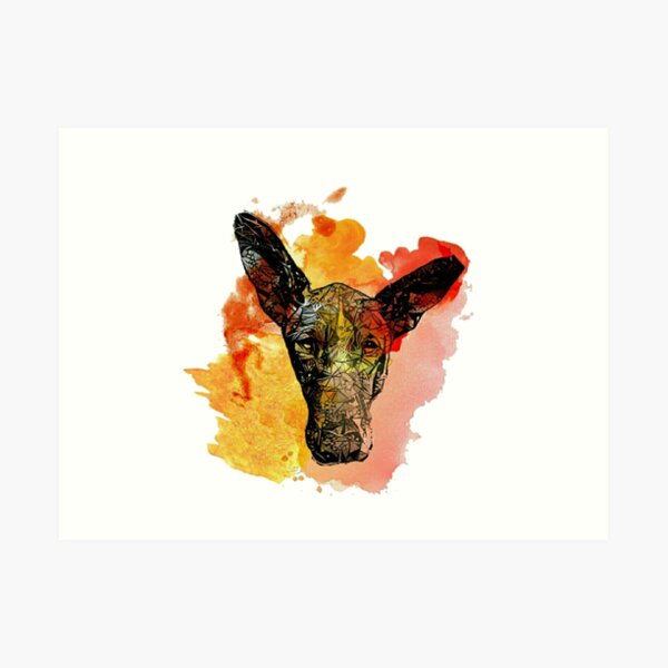 Otto der Podenco Kunstdruck