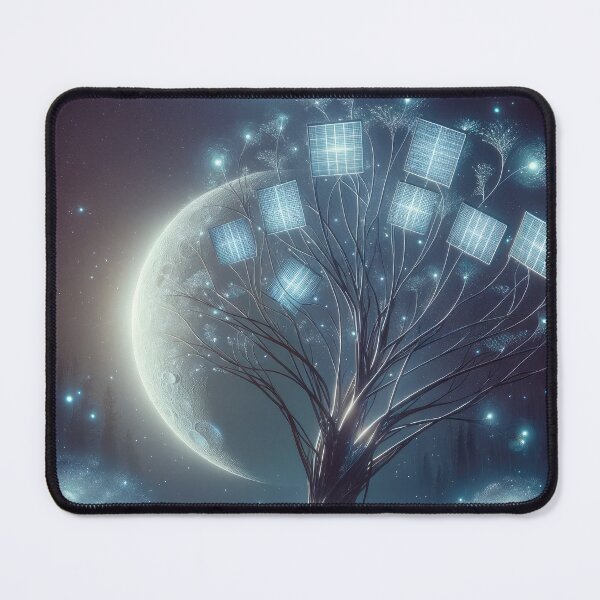 Item preview, Galactic Grove - The Symphony of Celestial Trees designed and sold by Newpixelland.