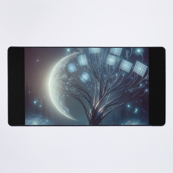 Item preview, Galactic Grove - The Symphony of Celestial Trees designed and sold by Newpixelland.
