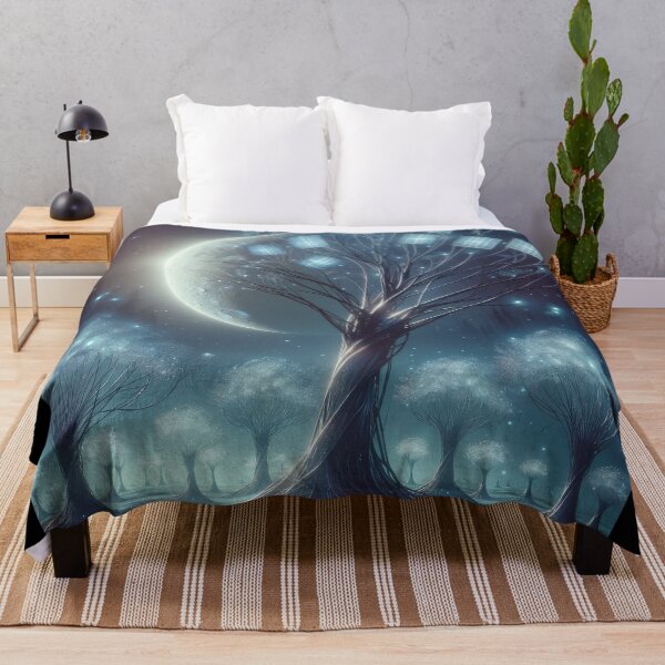 Item preview, Galactic Grove - The Symphony of Celestial Trees designed and sold by Newpixelland.