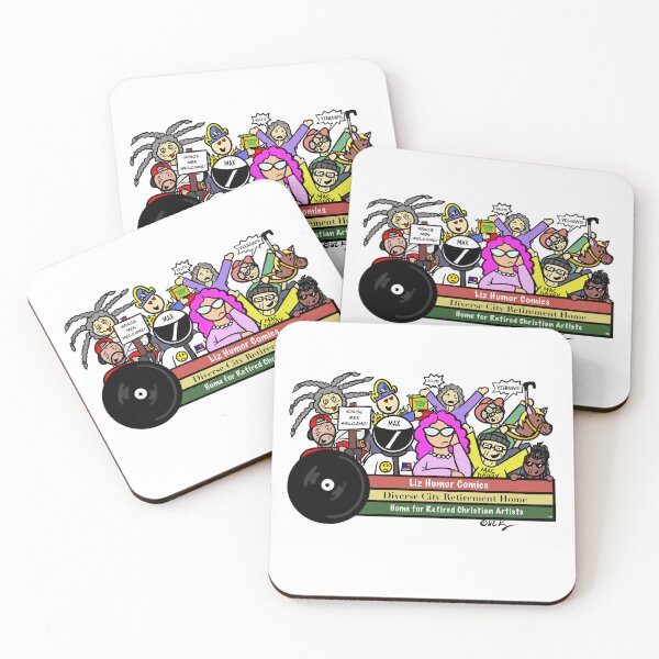 Item preview, Liz Humor Diverse City Retirement home designed and sold by LizHumorComics.