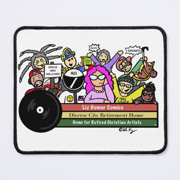 Item preview, Liz Humor Diverse City Retirement home designed and sold by LizHumorComics.