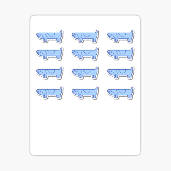 Item preview, Long dog pattern designed and sold by We Got The Patternz.