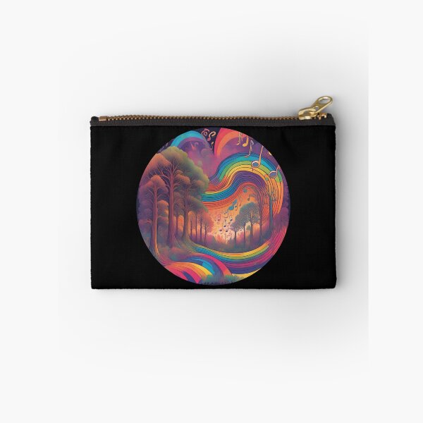 Item preview, Colorful Psychedelic Music in Nature with Trees designed and sold by TreetopStudios.