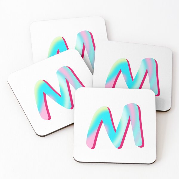 Item preview, “M” -  Sherbet Alphabet  designed and sold by Jax-Illustrates.