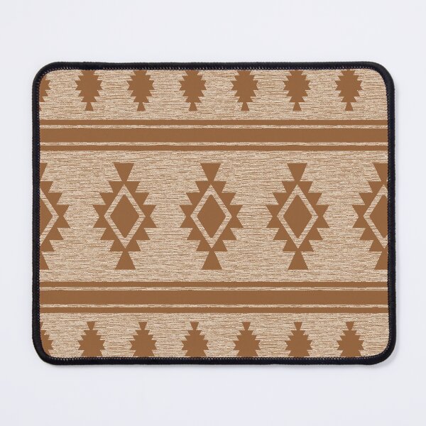 Item preview, Boho southwestern blanket, warm rust and cream design designed and sold by Morrisseyfabric.