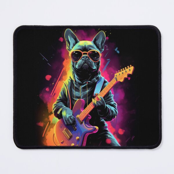 Item preview, French Bulldog as a Rock Star designed and sold by Johnelh.
