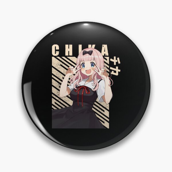 Fujiwara Chika Peeker - Kaguya-Sama  Pin for Sale by Kami-Anime