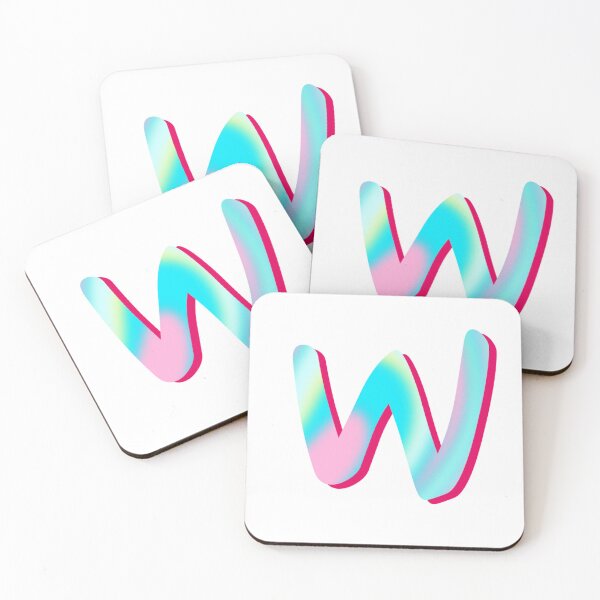 Item preview, “W” -  Sherbet Alphabet  designed and sold by Jax-Illustrates.
