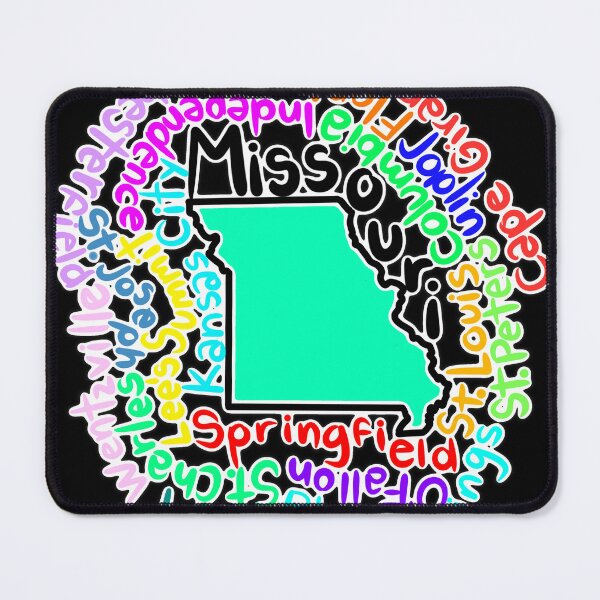 Item preview, Missouri map with names designed and sold by Maws25.
