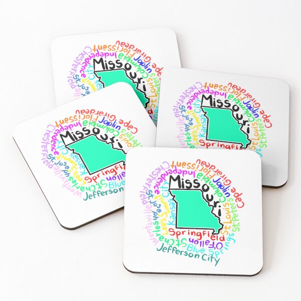 Item preview, Missouri map with names designed and sold by Maws25.