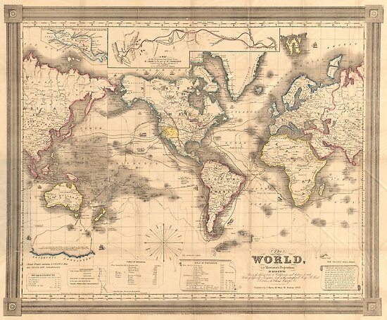 1850 map of the world        <h3 class=