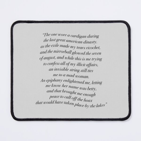 Item preview, Folklore by taylor swift tracklist redaction designed and sold by joaquinpinaofc.