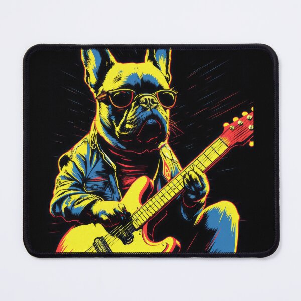 Item preview,  French Bulldog as a Rock Star designed and sold by Johnelh.