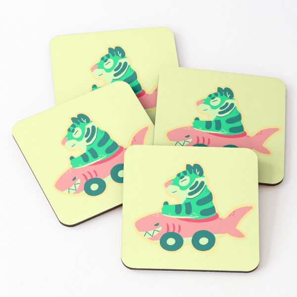 Item preview, Car Creature - Shark Car & Tiger (Alt Colours) designed and sold by Gremren.