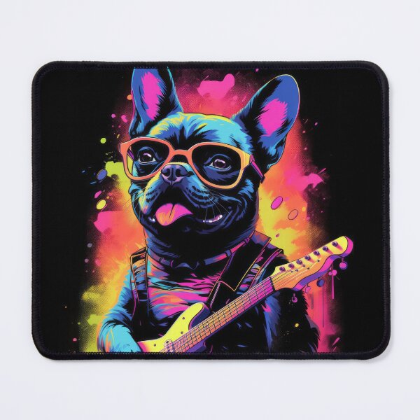 Item preview,  French Bulldog as a Rock Star designed and sold by Johnelh.