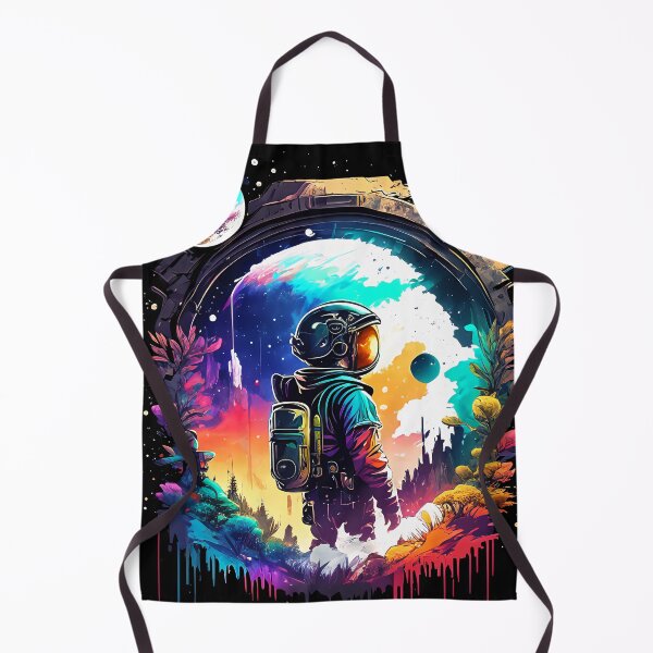 Artikelvorschau, Astronaut, Blumen und Planeten entworfen und verkauft von VirtusMachina.