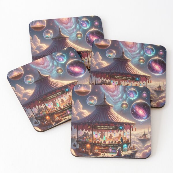 Item preview, Cosmic Bazaar - Where Dreams are Traded designed and sold by Newpixelland.