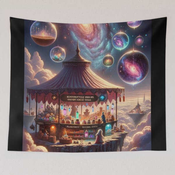 Item preview, Cosmic Bazaar - Where Dreams are Traded designed and sold by Newpixelland.