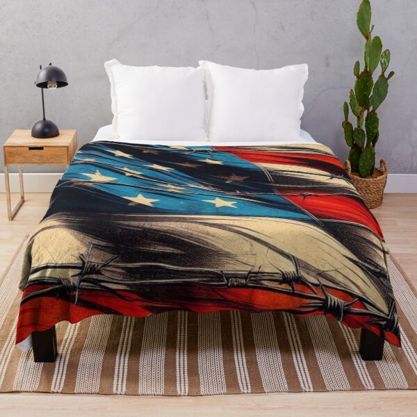 Item preview, Barbed Wire American Flag Styles 2 designed and sold by Mark Cannon.